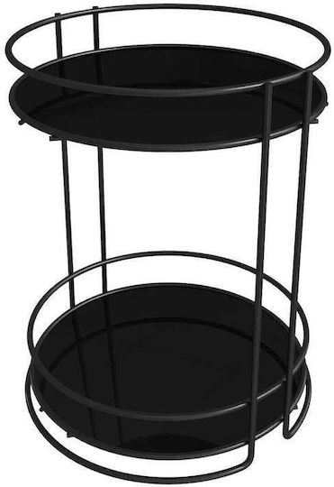 Stewehome Doppelter Metallischer Badezimmer Organizer Make-up Zubehör Schmuck Gewürze Gelb