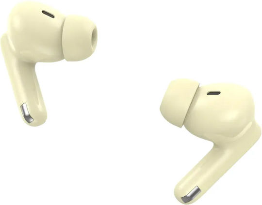 Jellico In ear Bluetooth безжични слушалки с калъф за зареждане Жълти