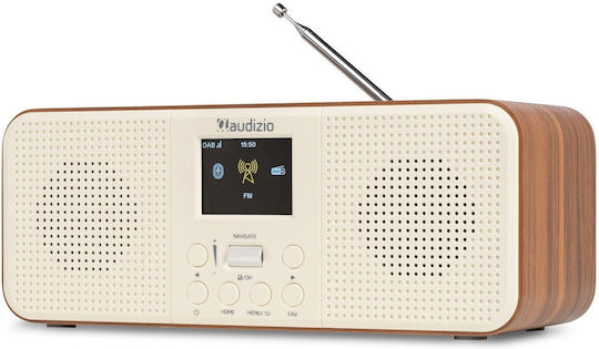 Audizio SOSPA1341 Επιτραπέζιο Ραδιόφωνο με Bluetooth Creme
