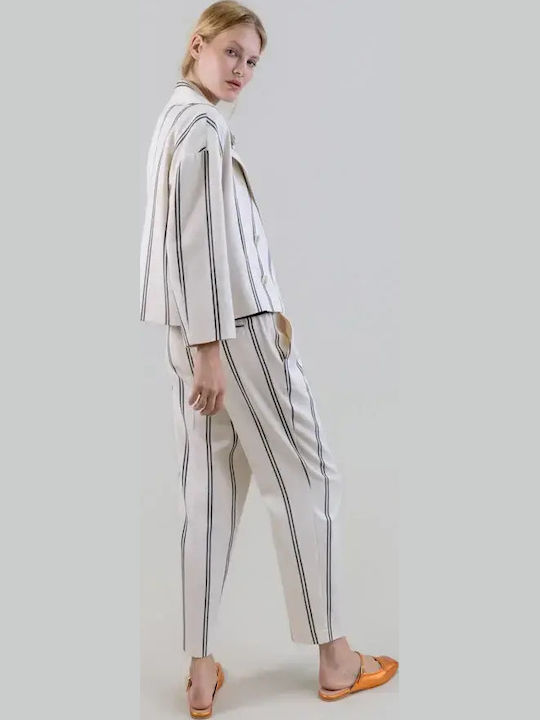 Psophia Kurz Damen Blazer Ivory