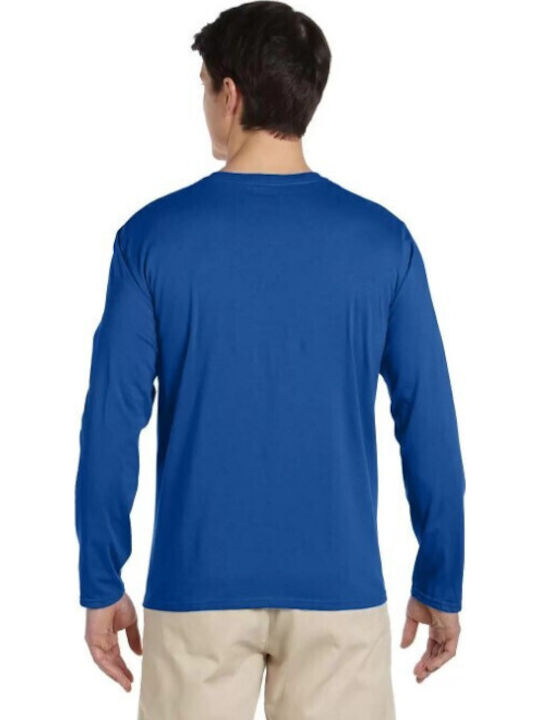 Gildan Softstyle Herren Werbebekleidung Langärmeliges T-Shirt Royal