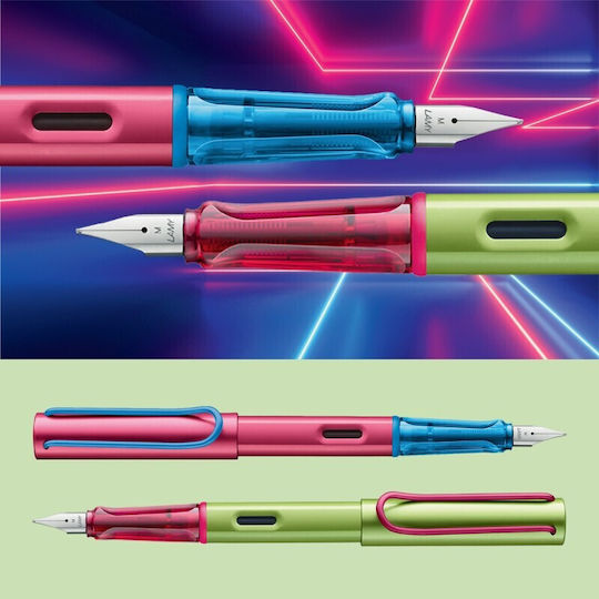 Lamy Al-star Писалка Fine Зелена от Алуминий с Зелено Мастило