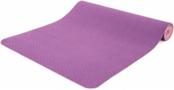 AMILA Упражнение Мат Йога Pink/Purple с преносима дръжка (173x60x0.4см)
