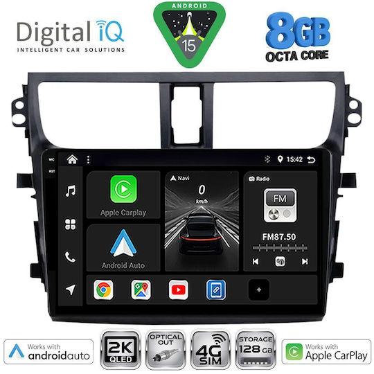Digital IQ Car Audio System for Suzuki Celerio 2015-2021 (Bluetooth/USB/WiFi/GPS/Apple CarPlay/Android Auto) with 9" Touch Screen