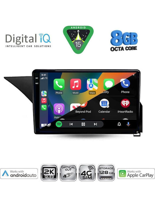 Digital IQ Car Audio System for Mercedes-Benz E Class 2009-2016 Bluetooth USB WiFi GPS Apple CarPlay Android Auto with 10" Touch Screen