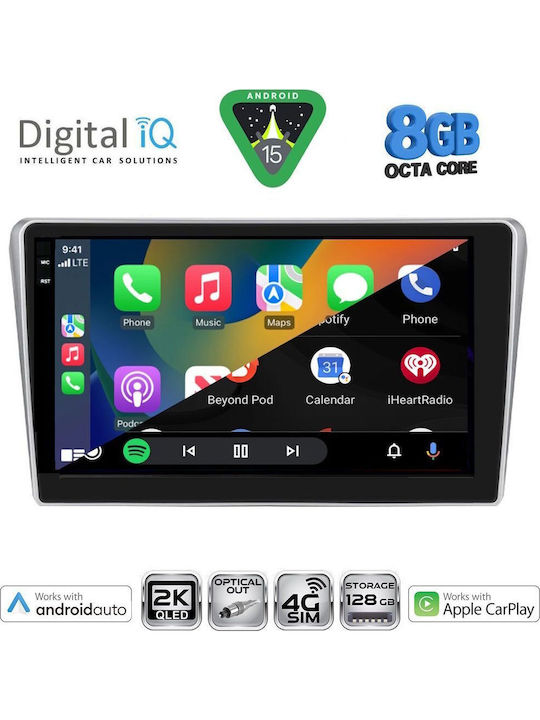 Digital IQ Car Audio System for Toyota Avensis 2003-2009 Bluetooth USB WiFi GPS Apple CarPlay Android Auto with 9" Touch Screen