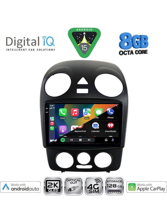 Digital IQ Auto-Audiosystem für Volkswagen Käfer 2004-2011 mit Touchscreen 9 Zoll