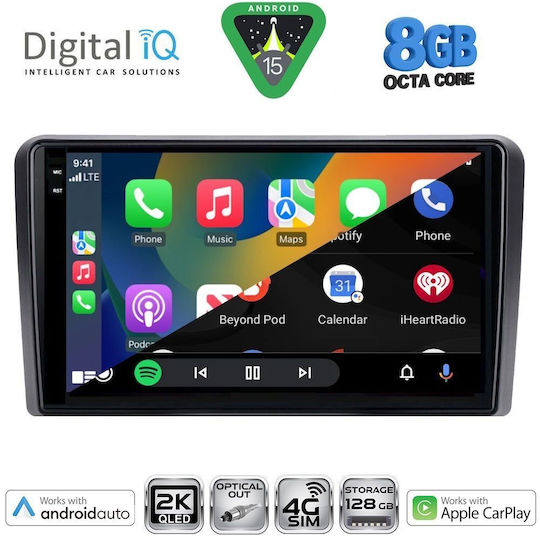 Digital IQ Car Audio System for Ford Transit Custom / Tourneo Custom 2019 (Bluetooth/USB/WiFi/GPS/Apple CarPlay/Android Auto) with 10" Touch Screen