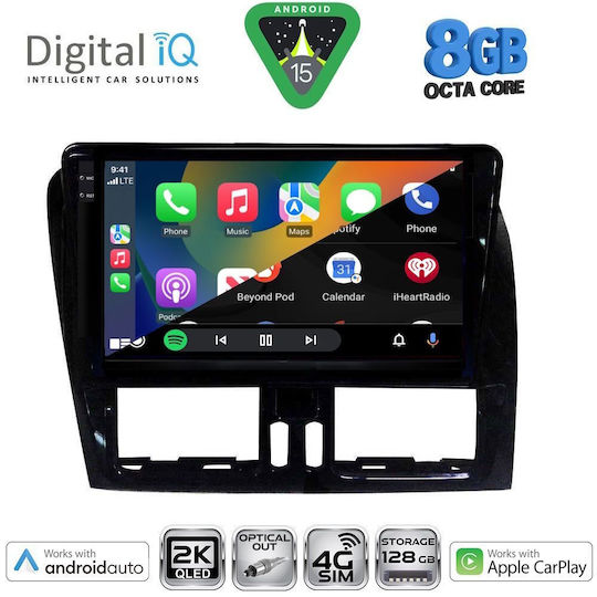 Digital IQ Car Audio System for Volvo XC 60 2009-2017 (Bluetooth/USB/AUX/WiFi/GPS/Apple CarPlay/Android Auto) with 9" Touch Screen