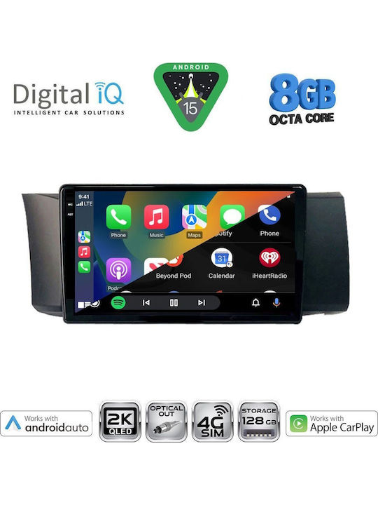 Digital IQ Car Audio System for Toyota GT86 Subaru BRZ 2012 (Bluetooth USB WiFi GPS Apple CarPlay Android Auto) with 9" Touch Screen