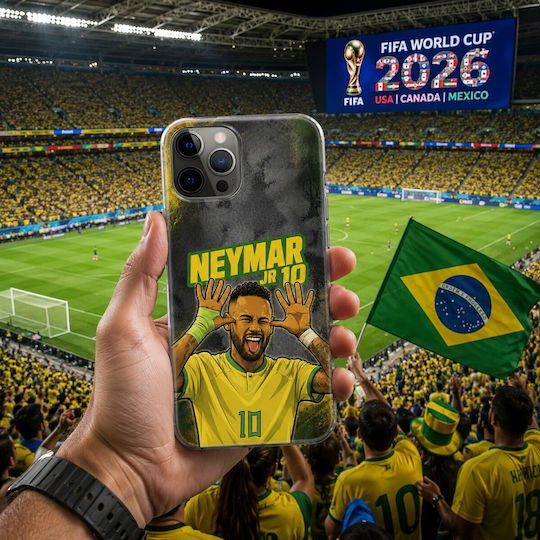World Stars Collection Neymar Jr OnePlus 8 Flexible TPU Transparent Silicone Case