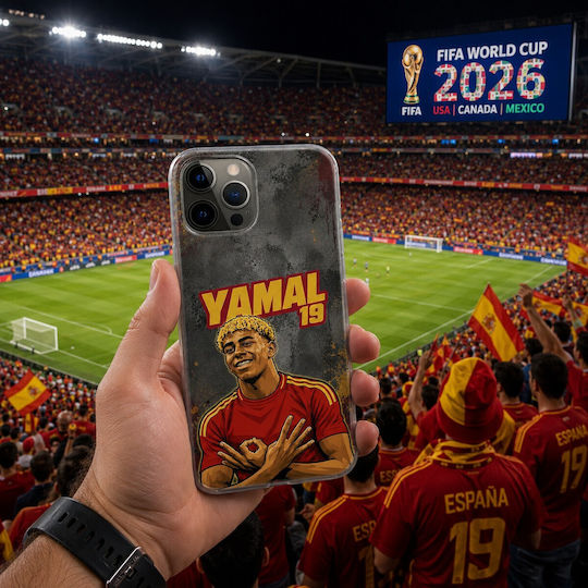 Калъф World Stars Collection Lamine Yamal Nokia G22 Черен TPU Силикон