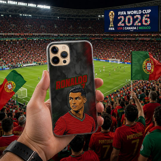 World Stars Collection Cristiano Ronaldo OnePlus 8 Flexible TPU Transparent Silicone Case