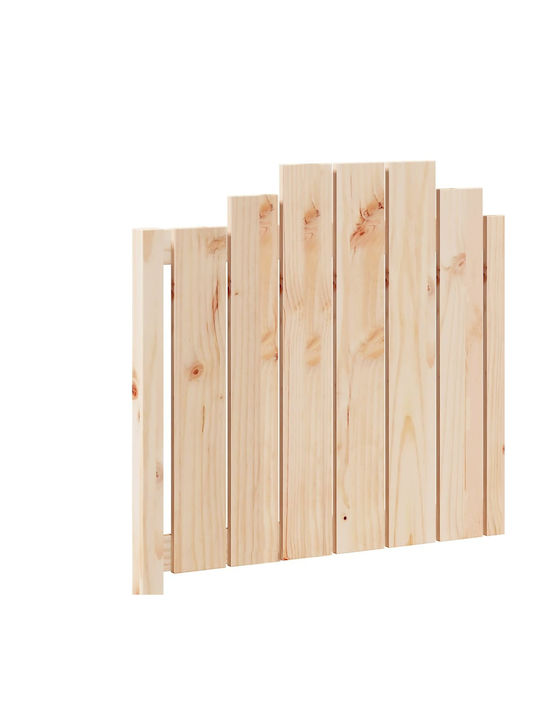 Double Bed Made of Solid Wood Beige with Slats for Mattress 160x220cm