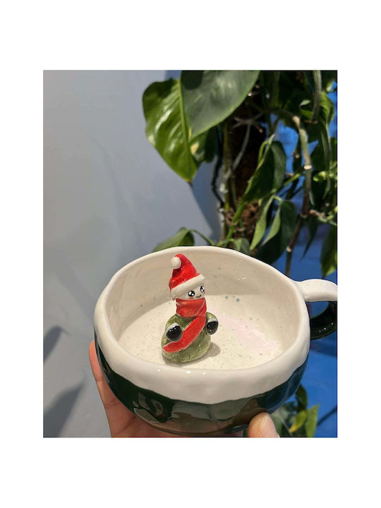 SteweHome Christmas Ceramic Mug Snowmen
