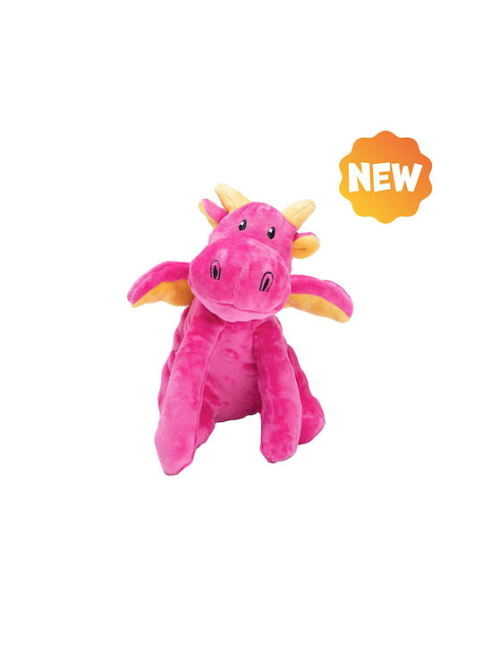 Uniq Cuddly Dog Toy With Sound 27cm Pink 1 Piece