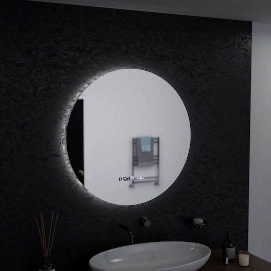 Alista Home Rund LED Berührung Badezimmerspiegel 60x60cm Transparent Alista Home Rund LED Berührung Badezimmerspiegel 60x60cm Transparent