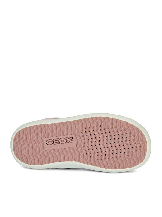 B Gisli Kinder Sneaker Hoch Anatomisch mit Bügel- und Schleifenverschluss Rosa
