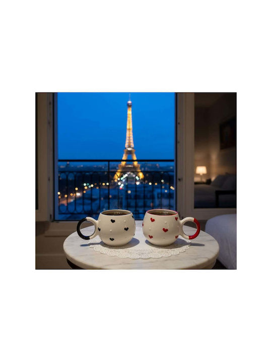 SteweHome Ceramic White Mug 200ml 2 Pieces