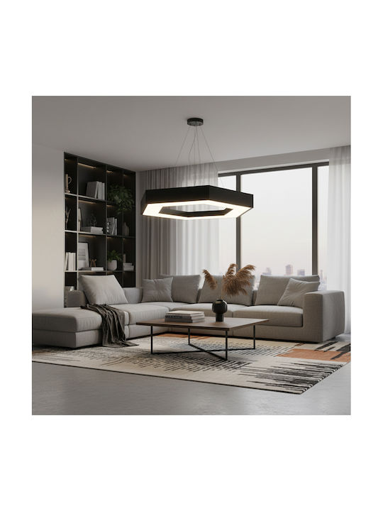Alista Home Lumini Suspendate Negru LED cu Lumină Alb Rece Înălțime Reglabilă