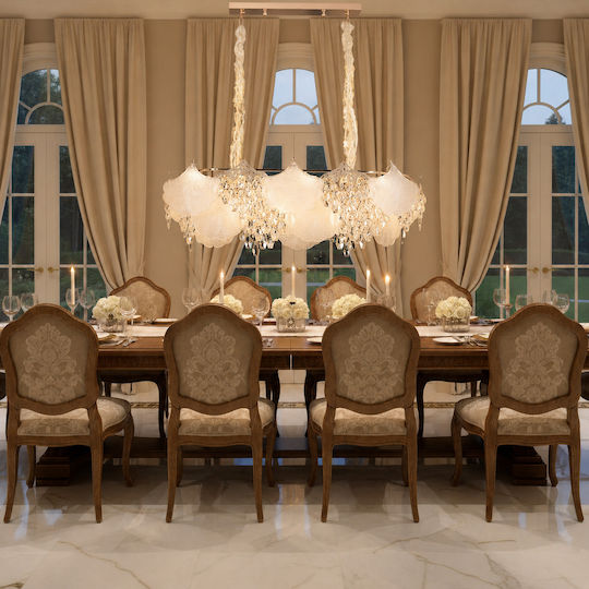 Alista Home Lumina Suspendată Auriu 83x33cm Alista Home Lumina Suspendată Auriu 83x33cm