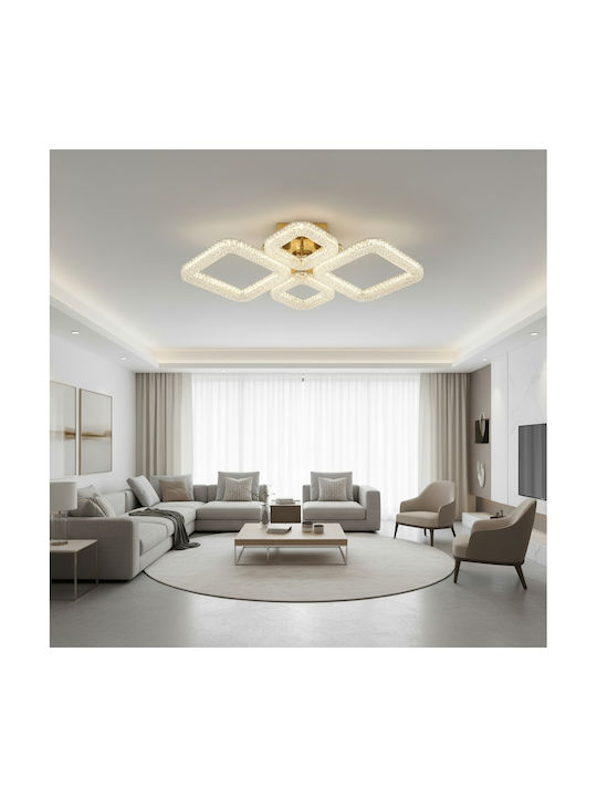 Alista Home Πλαφονιέρα LED με Τηλεχειριστήριο