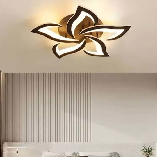 Alista Home Таванна Плафониера Черна с Интегриран LED