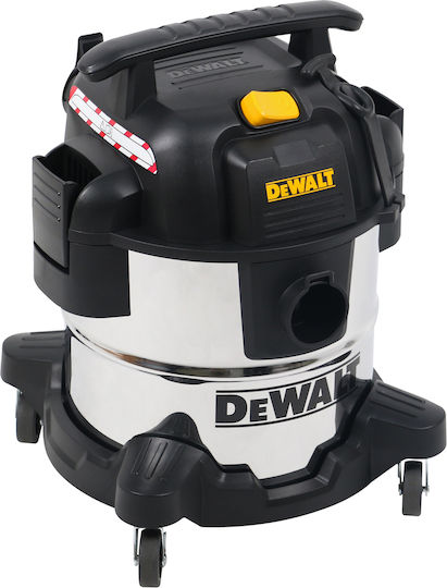 DEWALT Wet-Dry Vacuum 1050W with Plastic Drum 20lt Grey