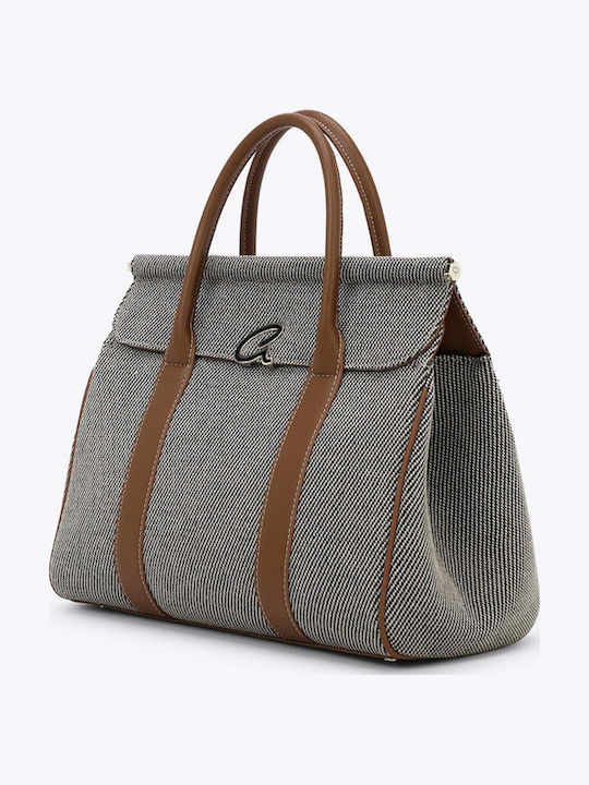 Fabric Women's Handbag Black