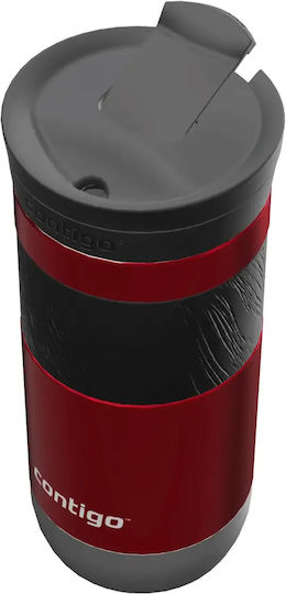 Contigo Μπουκάλι Θερμός Ανοξείδωτο BPA Free 470ml Red με Λαβή