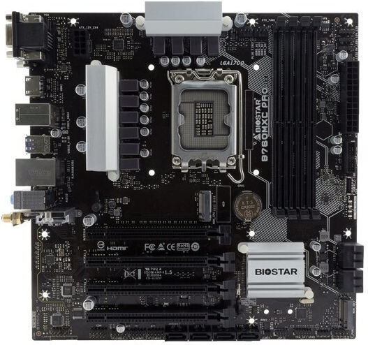 Biostar B760MXC PRO V6.0 Wi-Fi Motherboard Micro ATX με Intel 1700 Socket