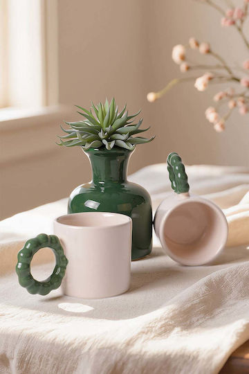 SteweHome Κούπα Κεραμική Μπεζ 260ml 2τμχ SteweHome Κούπα Κεραμική Μπεζ 260ml 2τμχ