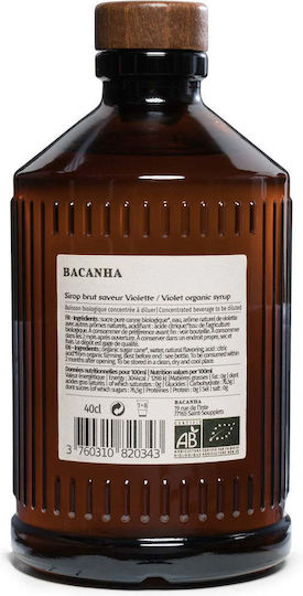 Bacanha Сироп с вкус на виолет 400 мл за кафе, лимонади и коктейли