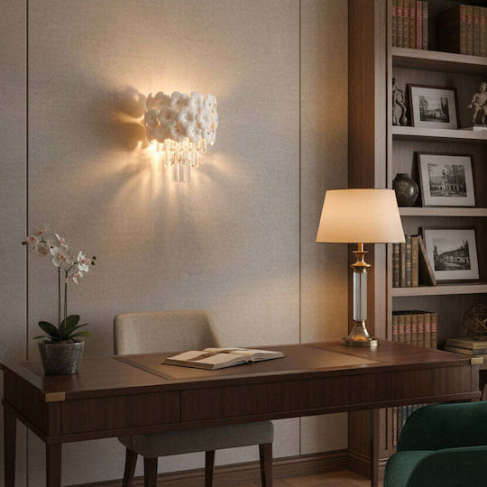 Alista Home Wall Lamp with E14 Socket Gold