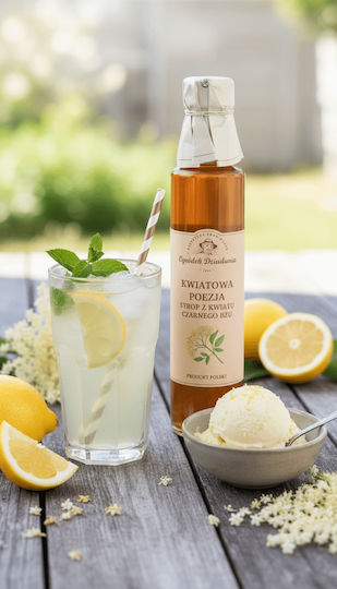 Elderflower Syrup 315 G Natural Tea Additive From Flowers
