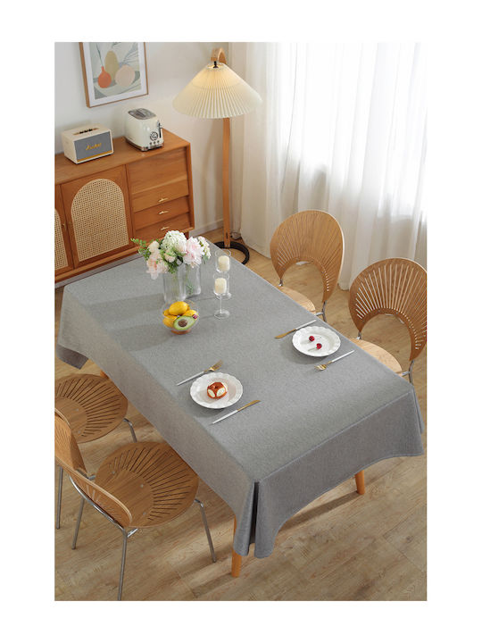 FRIPIA Grey Tablecloth 135x250cm