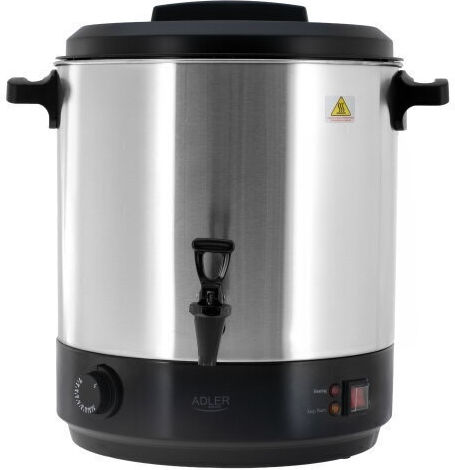 Adler Συσκευή Αποστείρωσης για Βαζάκια 2500W με Χωρητικότητα 28lt Γκρι