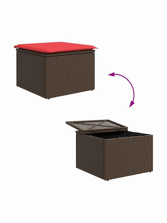 Garten- und Outdoor-Möbelsets Typsatz Wohnzimmer 7 Stück Kaffee mit Kissen