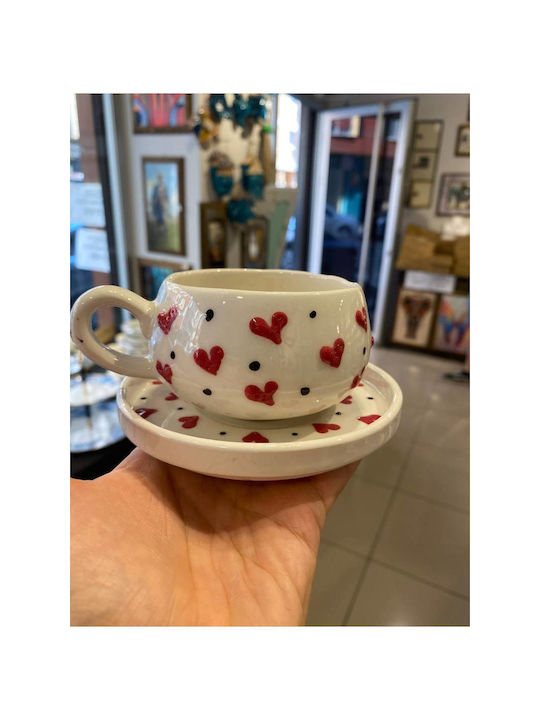 SteweHome Ceramic Red Mug 200ml
