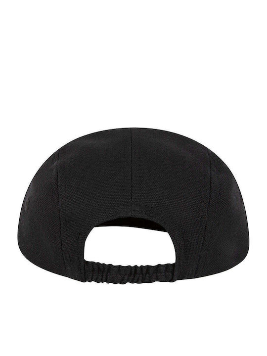 Baby Dutch Kids' Fabric Sunscreen Jockey Hat Black