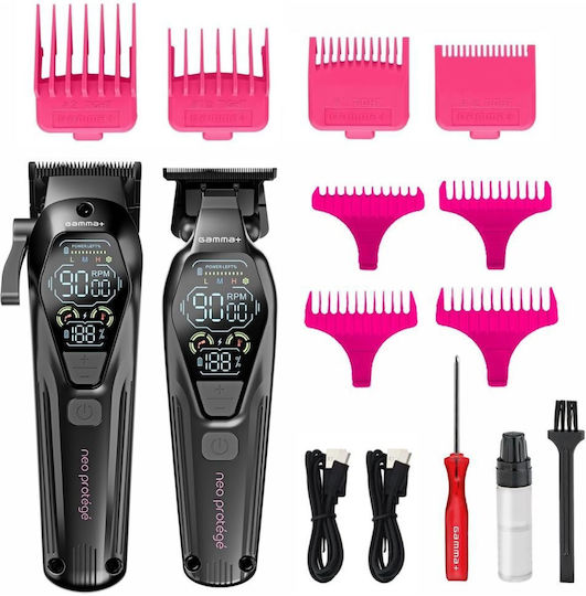 GammaPiu Protege Clipper Professional Rechargeable Hair Clipper Kit Blue