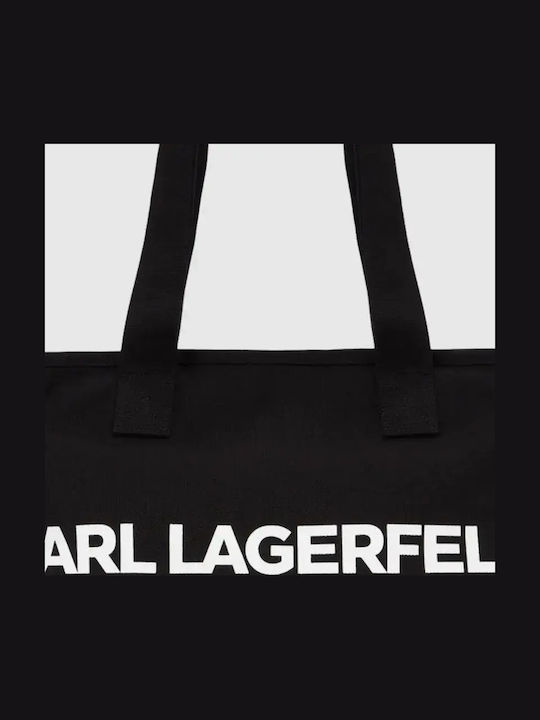 Karl Lagerfeld Τσάντα για Ψώνια σε Μαύρο χρώμα