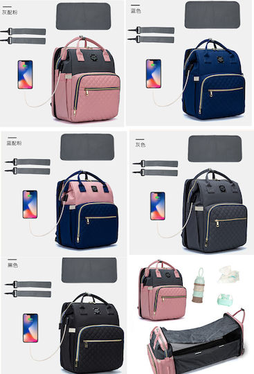 Lequeen Wickeltasche Umhängetaschen / Handtaschen Blau 30x23x42cm