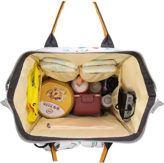 Queen Mother Geantă- Rucsac pentru scutece Albastră 40x26x13cm