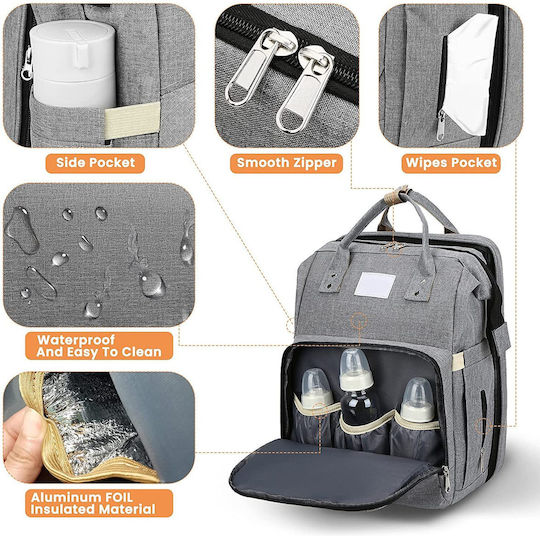 Queen Mother Bag-Bed Backpack "you Are My Sunshine" Black