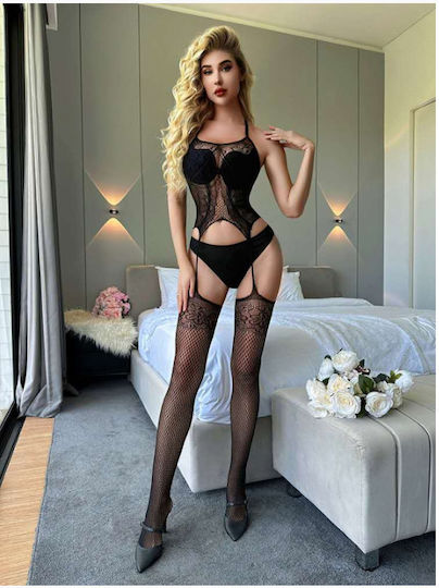 Aph Black Women's One-piece Sexy Set W639
