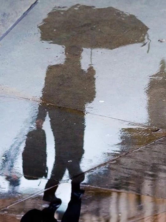 Umbrelă de Ploaie Rezistentă la Vânt Automată Compactă Gri Umbrelă de Ploaie Rezistentă la Vânt Automată Compactă Gri