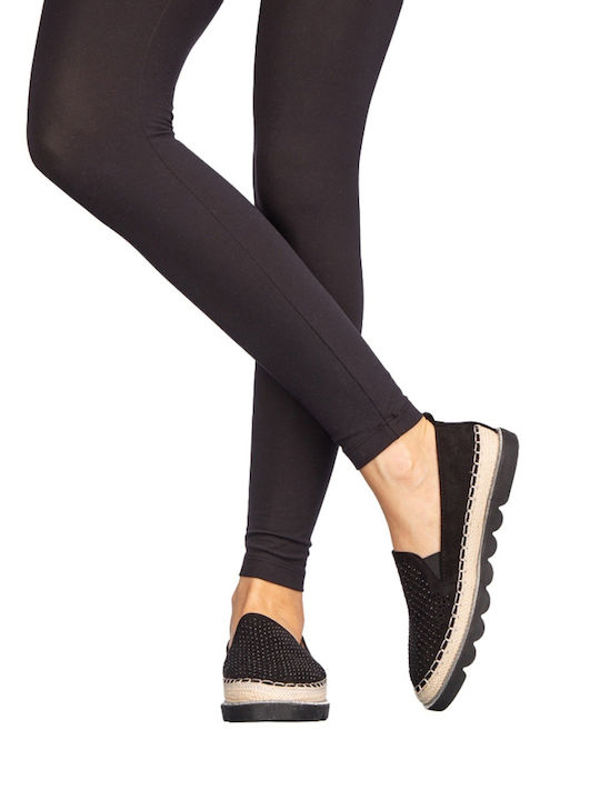 Damen Espadrilles in Schwarz Farbe