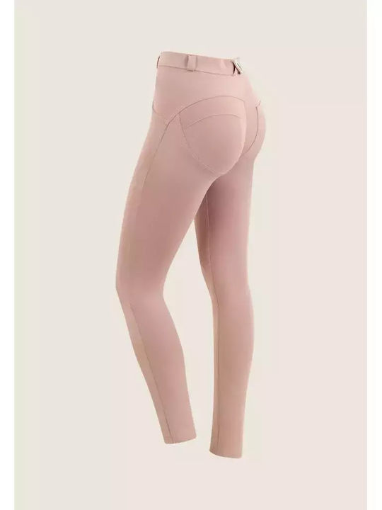 Freddy Women's Fabric Trousers Push-up Skinny Fit Pink