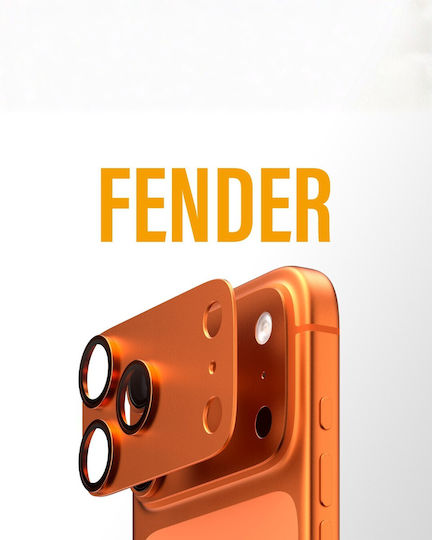 PanzerGlass Fender Handy-Kameraschutz Metallrahmen Orange Für iPhone 17 Pro